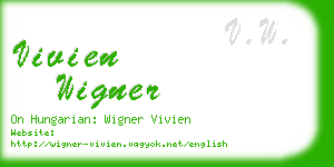 vivien wigner business card